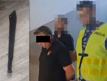 Opole Lubelskie: Groził bratu śmiercią, a potem straszył matkę maczetą. 42-latek ma zakaz zbliżania się do rodziny