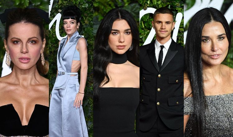 British Fashion Awards 2021: Bardzo szczupła Lily Allen, mroczna Dua Lipa, dojrzały Romeo Beckham, Kate Beckinsale... (ZDJĘCIA)