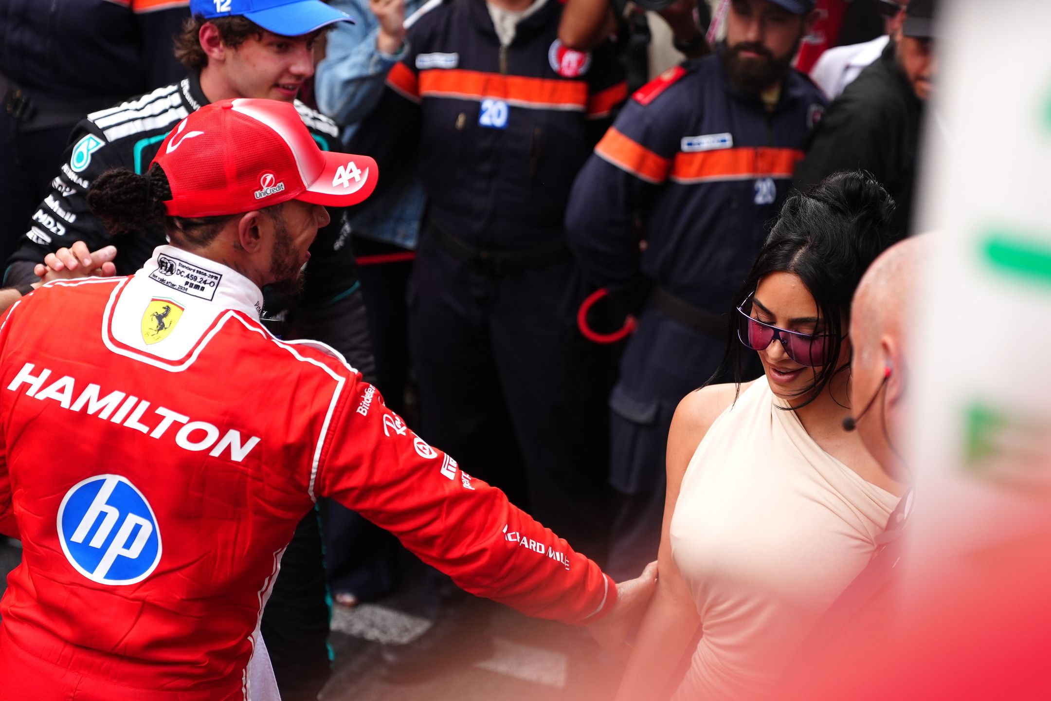 Kim Kardashian i Lewis Hamilton 