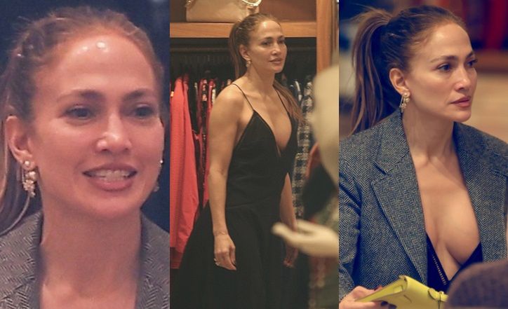 Jennifer Lopez buszuje po luksusowym butiku