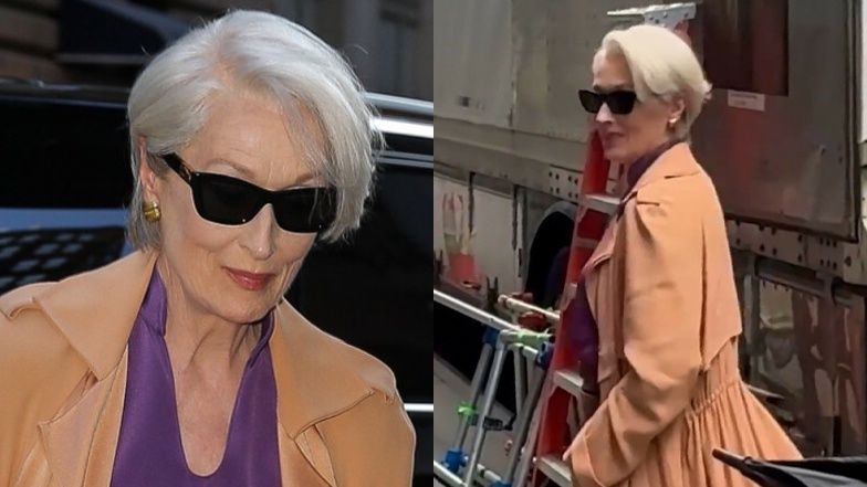 Meryl Streep na planie "Diabeł ubiera się u Prady 2"