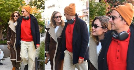Bradley Cooper i młodsza o 20 lat Gigi Hadid emanują uczuciem, wędrując ulicami Nowego Jorku