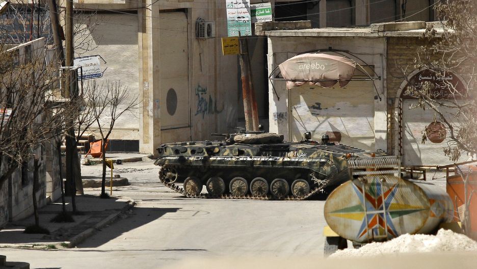 BMP-1 w Syrii - zdjęcie ilustracyjne