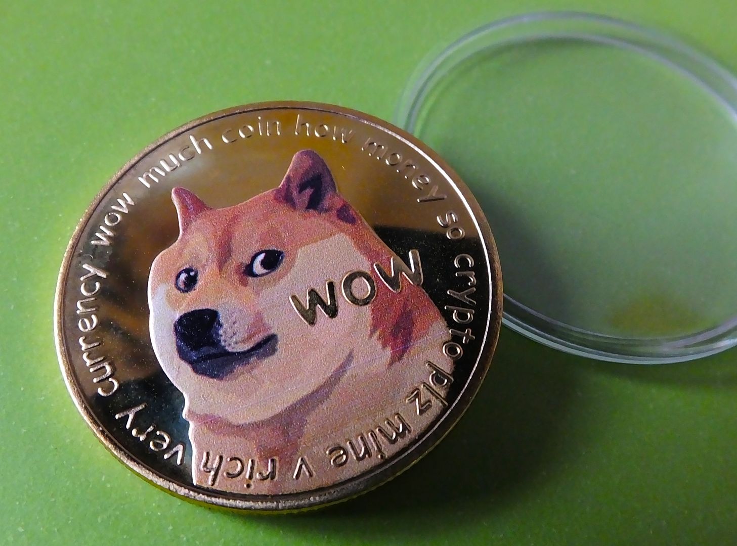 YICHANG, CHINA - APRIL 23, 2021 - A view of dogecoin, Yichang, central China's Hubei Province, April 23, 2021. The price of Dogecoin has risen by around 450% in the past week, as more and more retail investors have taken notice of the momentum of the cryptocurrency. According to foreign media reports, Amazon is considering accepting Dogecoin as a payment method. (Photo credit should read Costfoto/Barcroft Media via Getty Images)