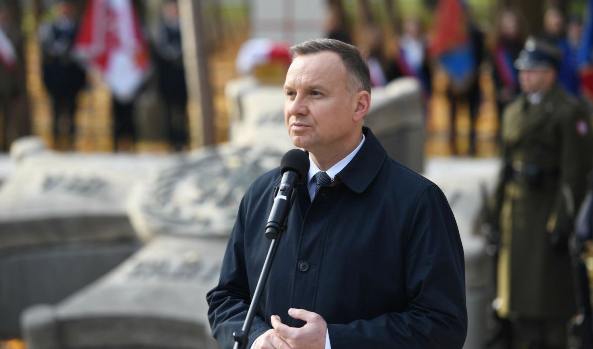 Prezydent Andrzej Duda na uroczystościach 