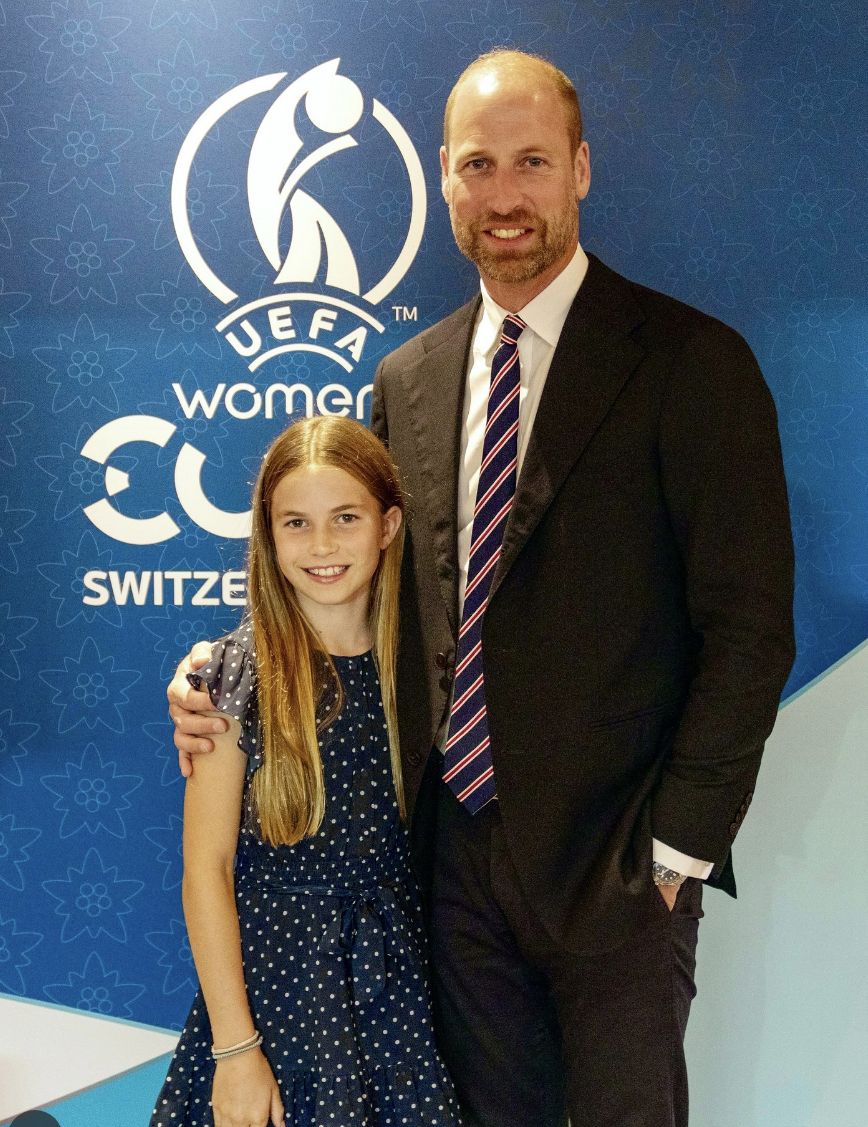 Książę William i księżniczka Charlotte