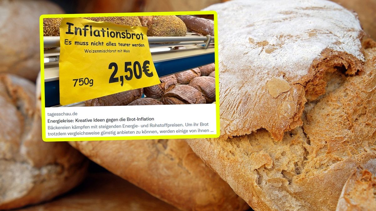 Niemieckie piekarnie oferują swoim klientom "chleb inflacyjny"