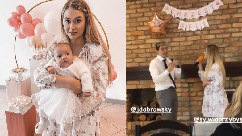Sylwia Przybysz i Jan Dąbrowski ochrzcili córkę
