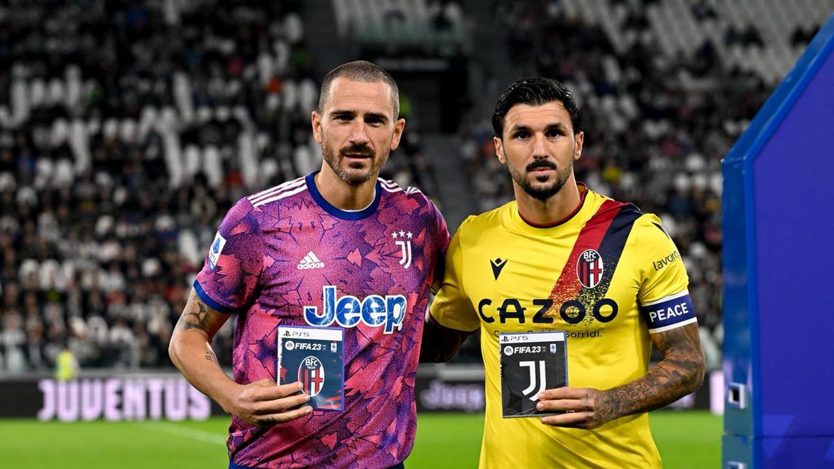 Juventus - Bologna. FIFA 23 zamiast proporczyków