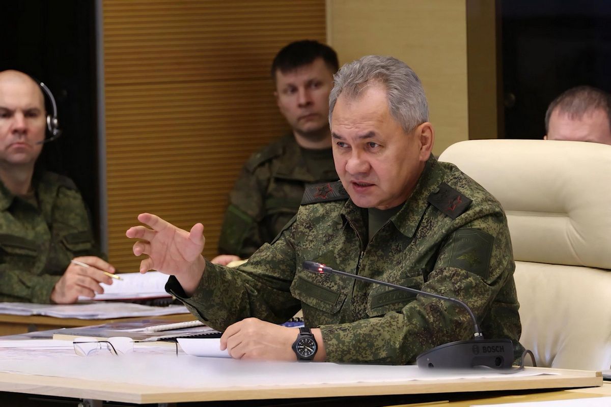 Minister obrony Federacji Rosyjskiej Siergiej Szojgu