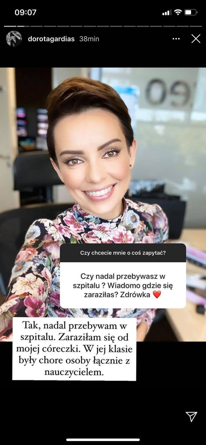 Dorota Gardias opowiada o swoim stanie zdrowia