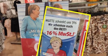 Angela Merkel twarzą wyprzedaży w Niemczech. Sklepy wykorzystują obniżkę VAT