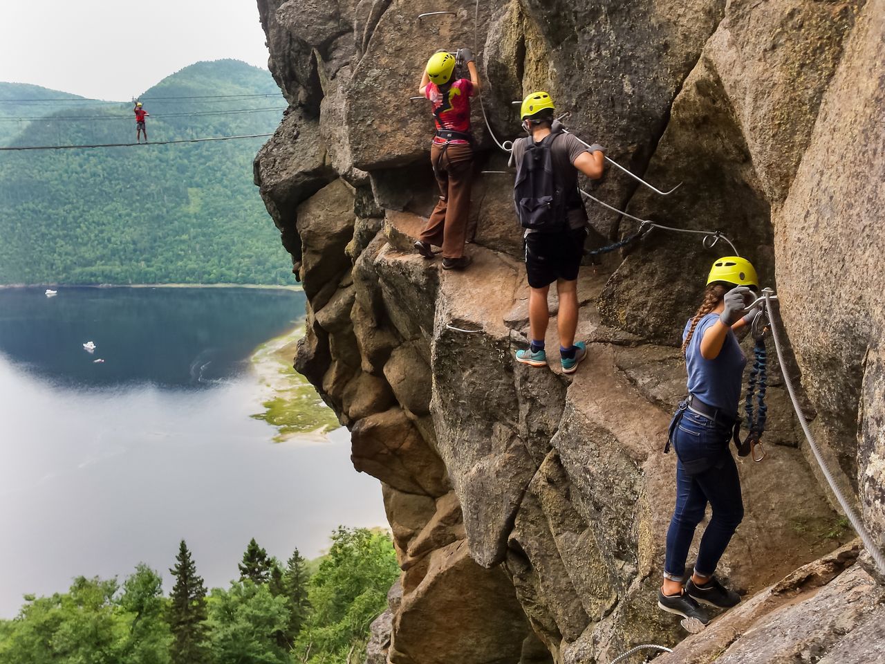 Turystka pokonywała trasę via ferrata