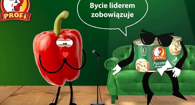 Profi z przymrużeniem oka reklamuje nowe opakowania