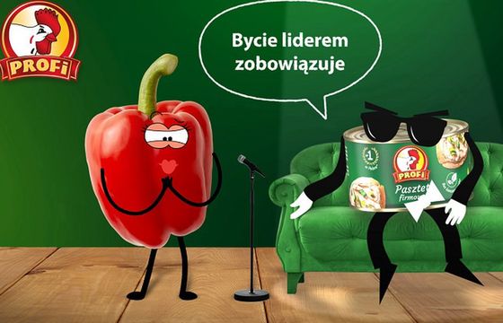 Profi z przymrużeniem oka reklamuje nowe opakowania