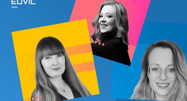 Urszula Skrzypek, Patrycja Słocińska i Żaneta Latos w Euvic Media