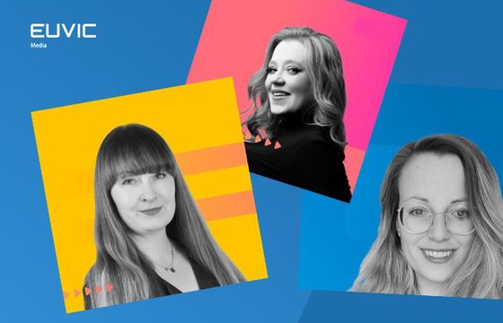 Urszula Skrzypek, Patrycja Słocińska i Żaneta Latos w Euvic Media
