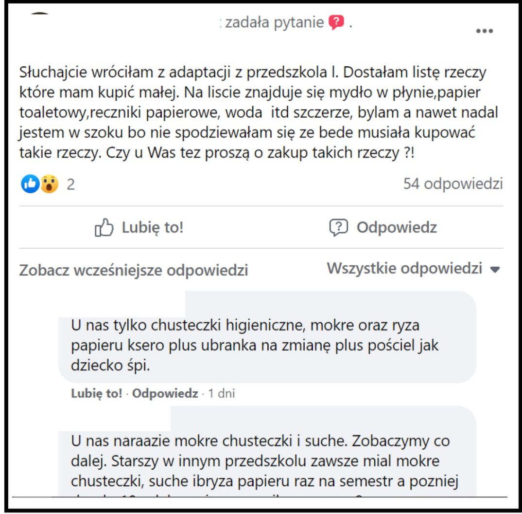 Mama podzieliła się swoimi wątpliwościami w mediach społecznościowych