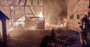 Olbrzymi pożar w Margonińskiej Wsi
