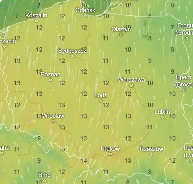 Wysokie temperatury w piątek