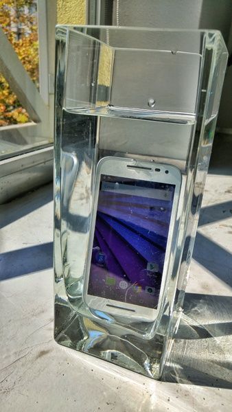 Moto G 3gen kąpiel woda