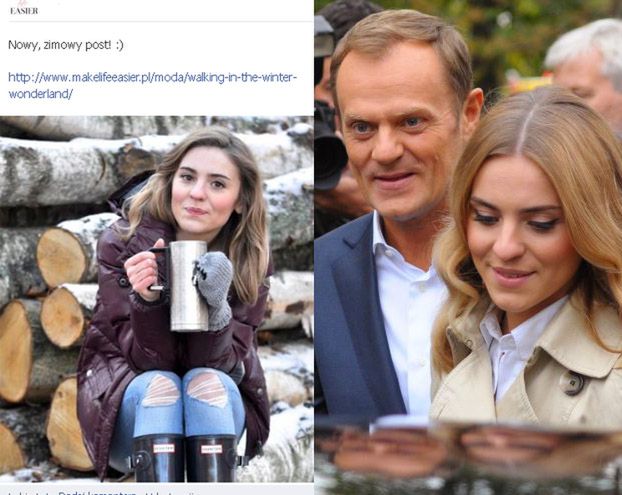 Kasia Tusk pozuje na... ściętej brzozie! (FOTO)