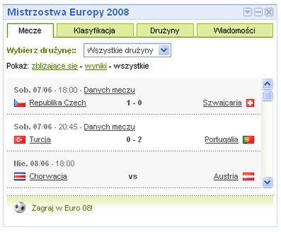 Gadżet na Euro 2008