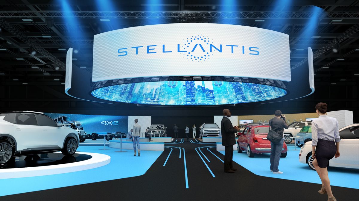 Wystawa Stellantis podczas CES 2022