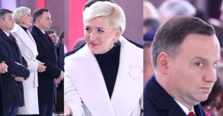 Andrzej i Agata Duda modlą się w Świątyni Opatrzności Bożej (ZDJĘCIA)