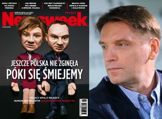 Lis pokazał swoje kukły Dudy i Szydło na okładce "Newsweeka"!