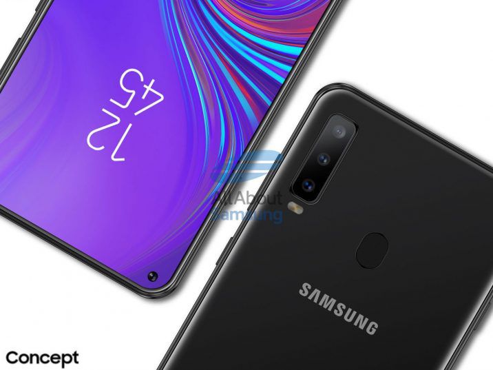 Wizualizacje Samsunga Galaxy A8s. Infinity-O zapowiada się interesująco