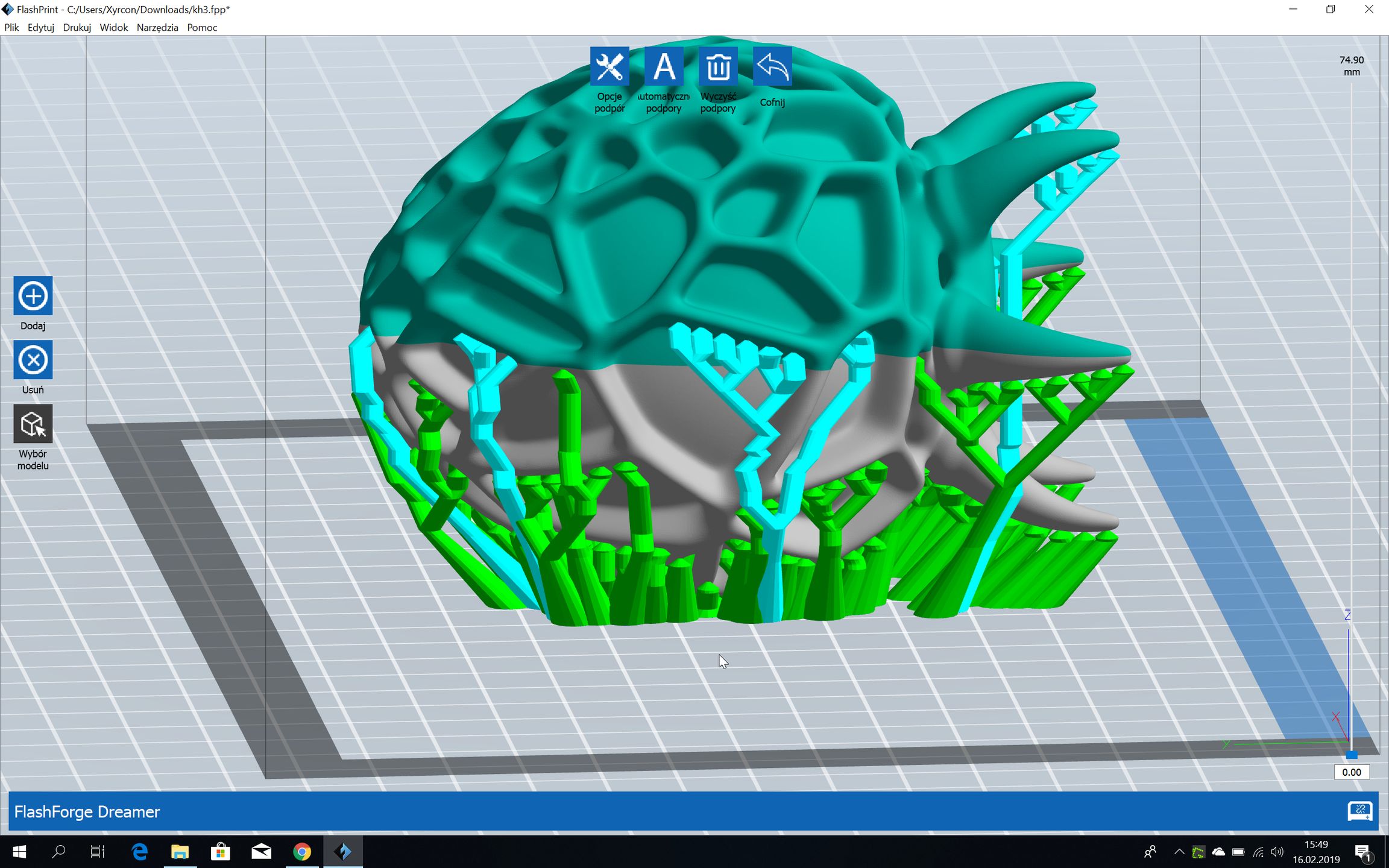 Recenzja FlashForge Dreamer. Druk 3D dwoma materiałami w niezłej cenie 10