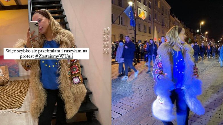 Gwiazdy na proteście