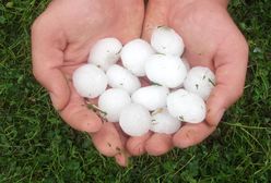 Gwałtowne burze z gradem nad Polską. Małopolska najbardziej dotknięta