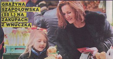 Babcia Szapołowska z wnuczką