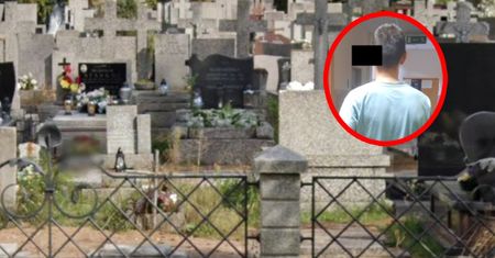 Ludzie zatrzymali go na cmentarzu w Rembertowie. Szokujące, co robił