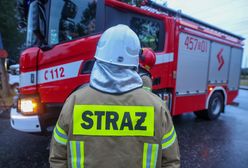 Pożar i wypadek na A4. Są ranni
