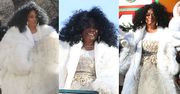 74-letnia Diana Ross podbija Nowy Jork w gigantycznej narzucie