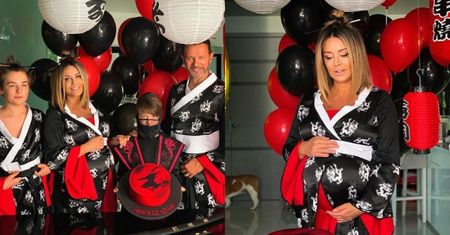 Gejsza Małgorzata Rozenek i samuraj Radosław Majdan świętują 10. urodziny Tadeusza (ZDJĘCIA)
