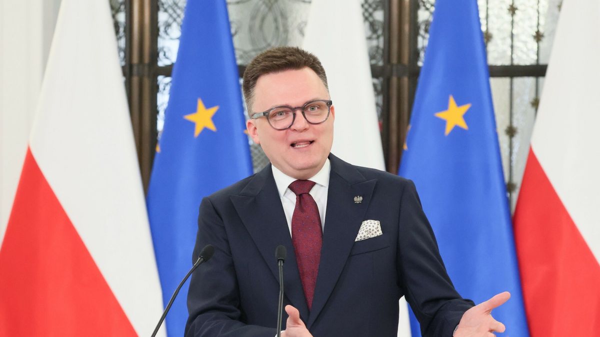 8. posiedzenie Sejmu X kadencji
Fot. Pawel Wodzynski/East News,  Warszawa, 20.03.2024. 8. posiedzenie Sejmu X kadencji.
N/z: konferencja prasowa marszalka Sejmu Szymona Holowni.
Pawel Wodzynski