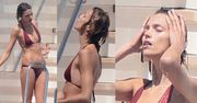 Anja Rubik bawi się na jachcie w Saint Tropez (ZDJĘCIA)