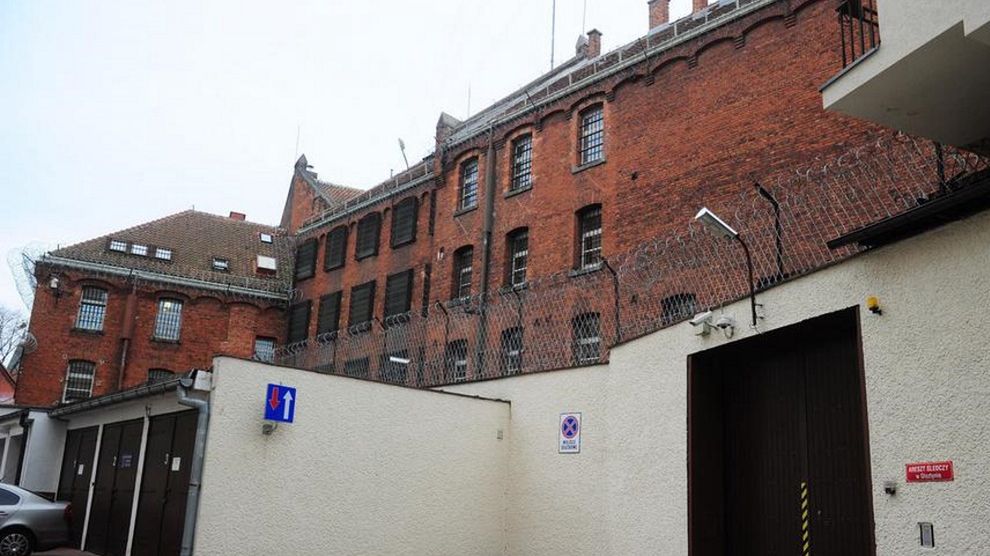 Areszt śledczy w Olsztynie.