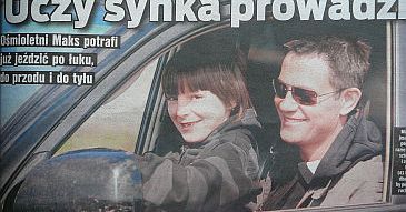 Ibisz znów promuje się w brukowcu. Z synem
