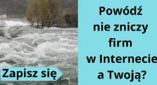Niestosowne reklamy w trakcie powodzi. "Żerowanie na tragedii to droga donikąd"