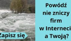 Niestosowne reklamy w trakcie powodzi. "Żerowanie na tragedii to droga donikąd"