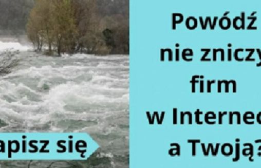 Niestosowne reklamy w trakcie powodzi. "Żerowanie na tragedii to droga donikąd"