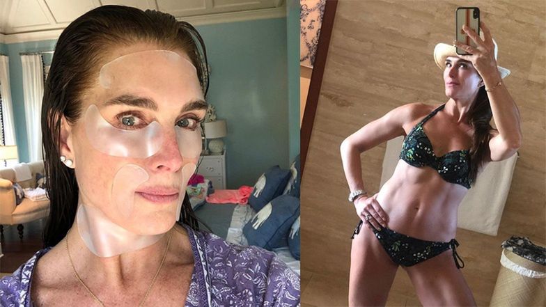 Brooke Shields chwali się ciałem w bikini, żeby udowodnić, że "kobieta NIE KOŃCZY SIĘ po 50-tce" (FOTO)