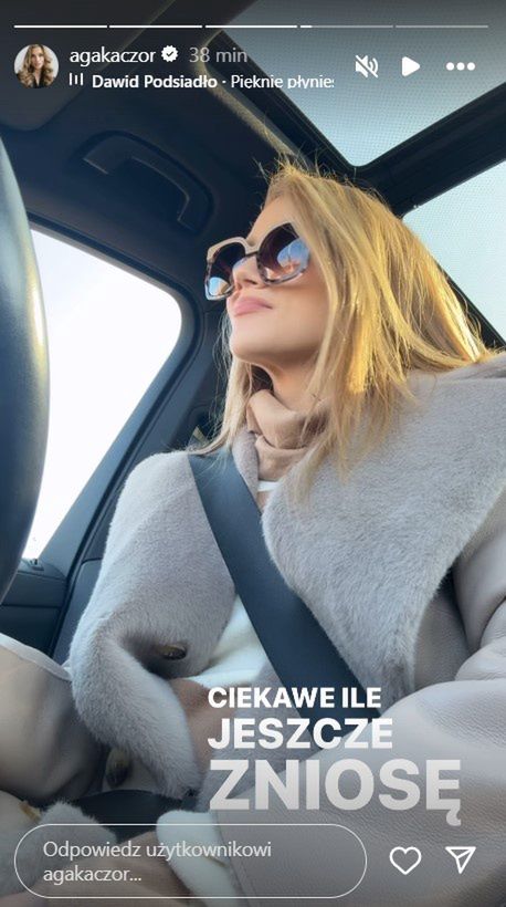 Agnieszka Kaczorowska i jej wymowne nagranie