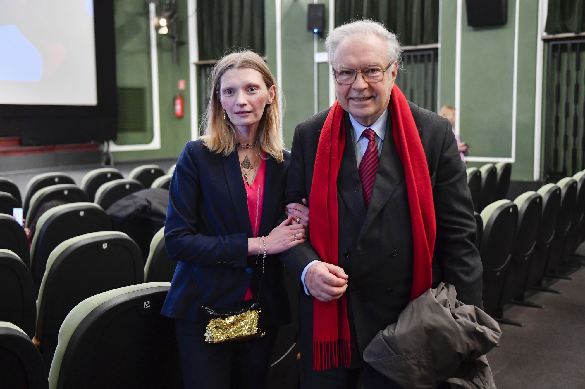 Agata Buzek i Krzysztof Zanussi