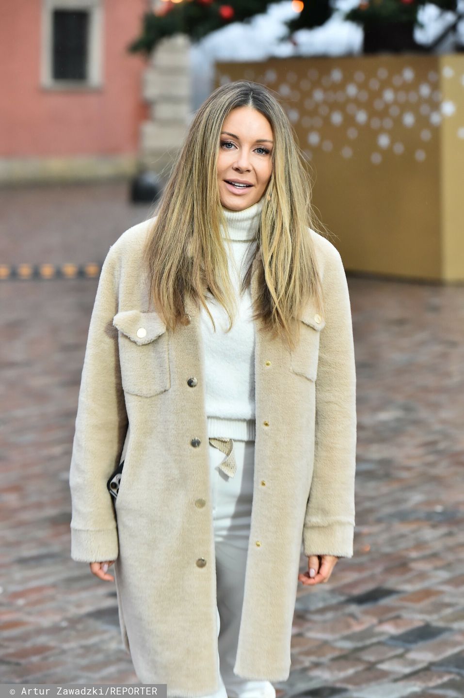 Małgorzata Rozenek na Placu Zamkowym 